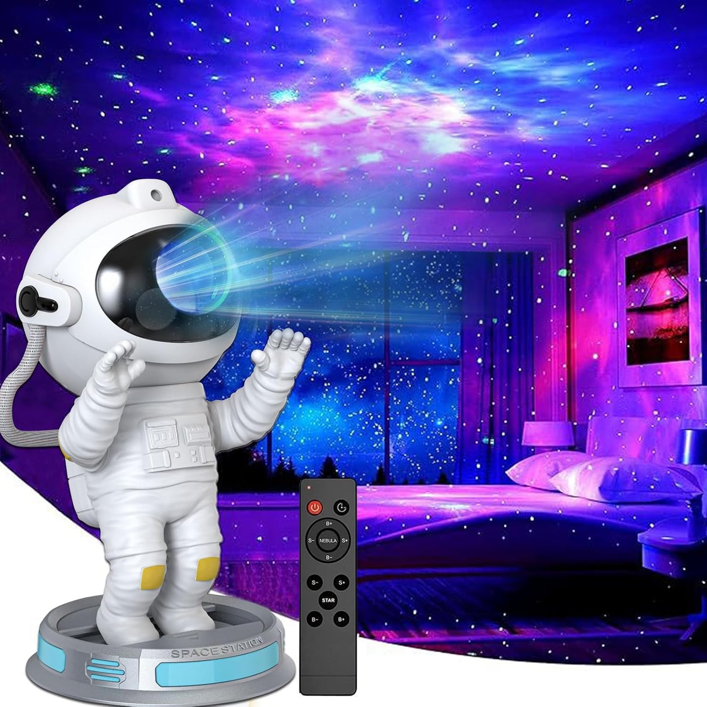 Astronaut Galaxy Projector – Blast Off to Dreamland! - 50% OFF Until X'mas