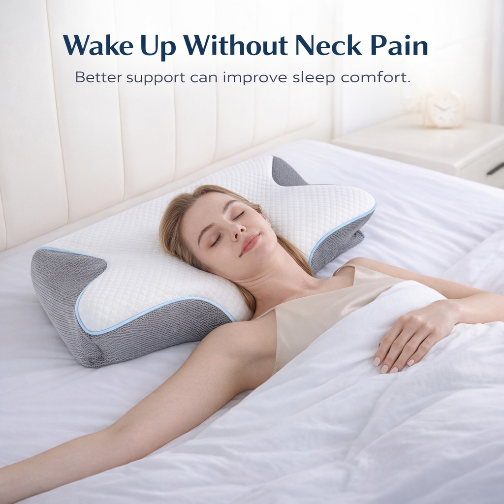 🦋 Butterfly Memory Foam Neck Pillow - 50% OFF While Stock Lasts