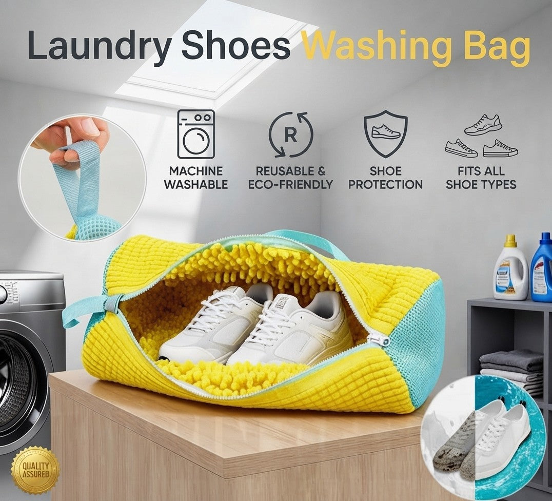 Shoe Washing Bag — Wash Your Shoes Without the Mess