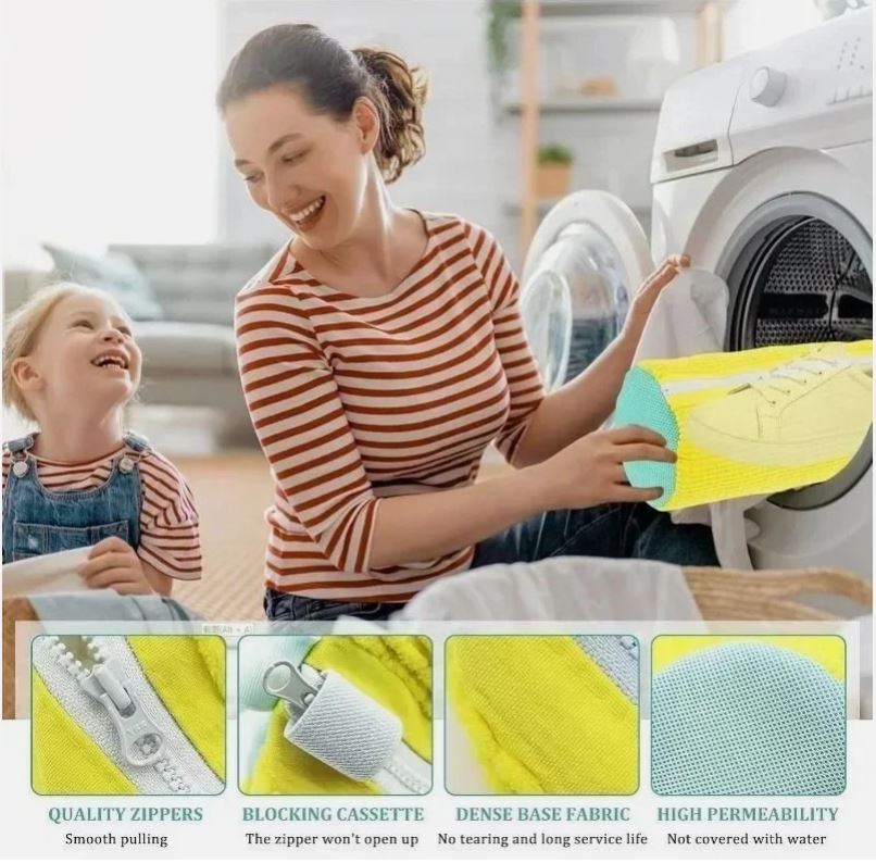 Shoe Washing Bag — Wash Your Shoes Without the Mess