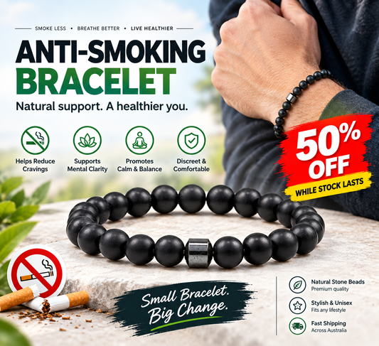 Anti-Smoking Support Bracelet – Quit Smoking Support Wristband