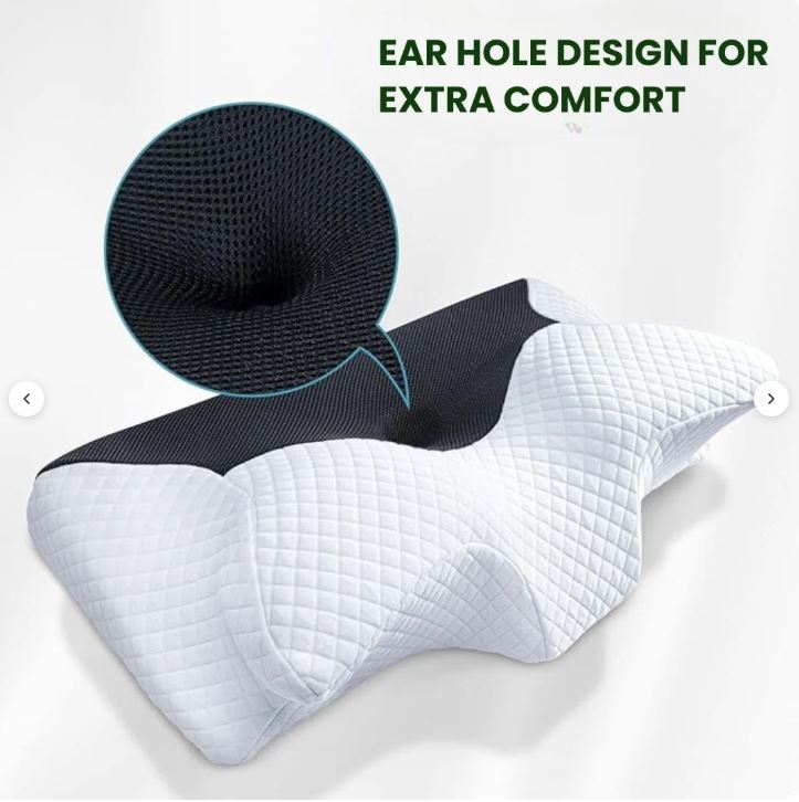 🦋 Butterfly Contour Memory Foam Neck Pillow – 50% OFF Today