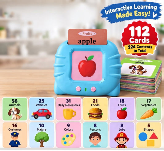 Talking Flash Cards™ – Interactive Learning Toy for Toddlers
