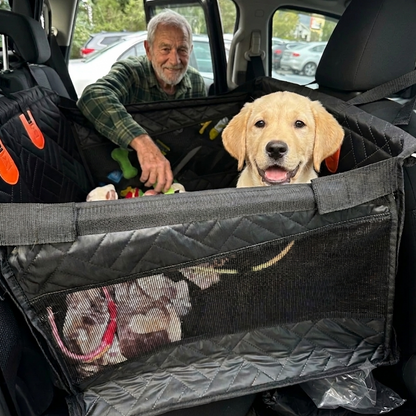 Hard-Bottom Single Dog Car Seat Cover - 50% OFF Today