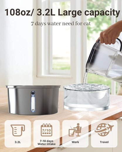 Automatic Cat Water Fountain