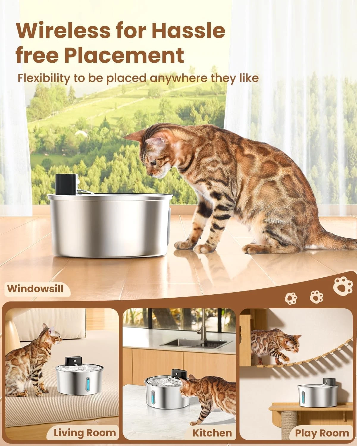 Automatic Cat Water Fountain
