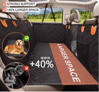 Premium Hard Bottom Waterproof Dog Car Seat Cover - 50% OFF Today Only
