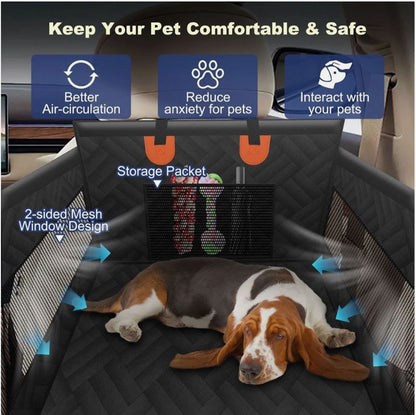 Hard-Bottom Single Dog Car Seat Cover - 50% OFF Today
