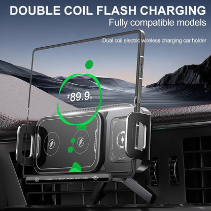 Wireless Charging Rotating Car Mount - 50% OFF Until Stock Lasts
