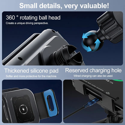 Wireless Charging Rotating Car Mount - 50% OFF Until Stock Lasts
