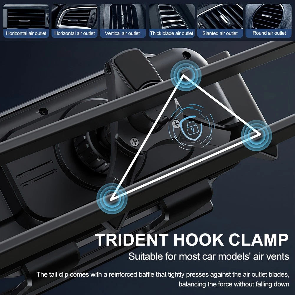 Wireless Charging Rotating Car Mount - 50% OFF Until Stock Lasts