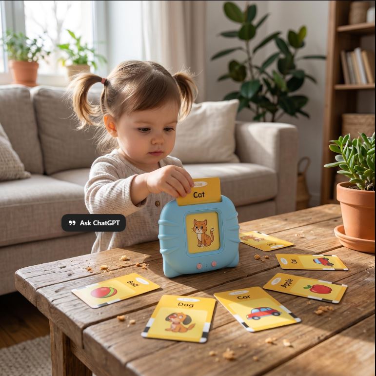 Talking Flash Cards™ – Interactive Learning Toy for Toddlers