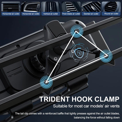 Wireless Charging Rotating Car Mount - 50% OFF Until Stock Lasts